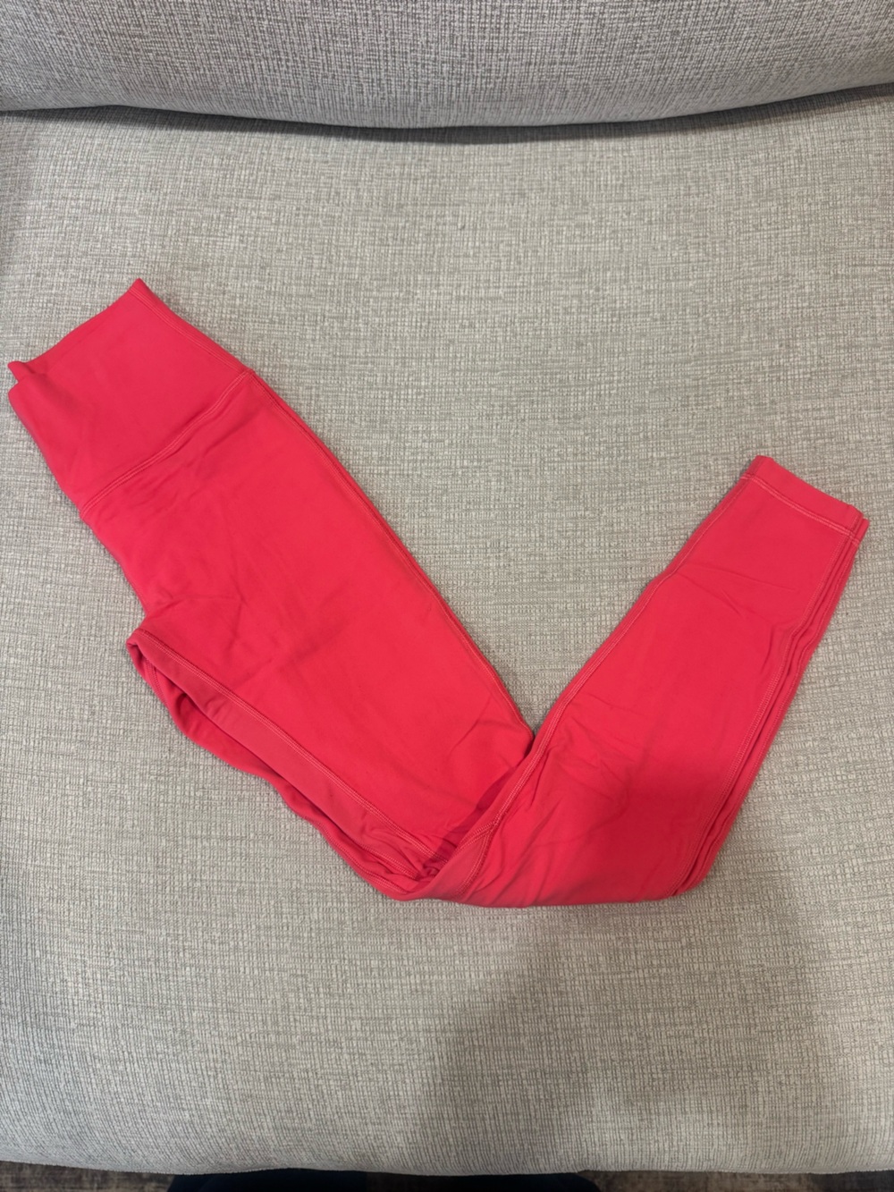 Bright Coral Lululemon Leggings